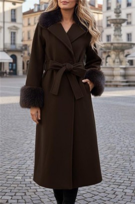 LUXINDA BROWN kabát