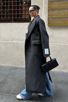 VURDELZA BLACK kabát