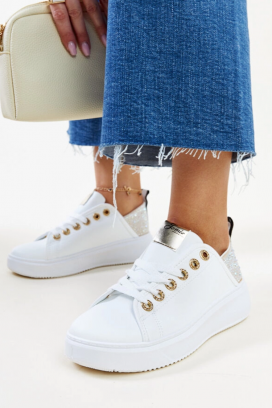 KLAMELDA WHITE női tornacipő