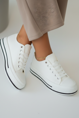 KLAVILZA WHITE női tornacipő