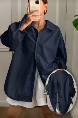 PREVOLZA NAVY női blúz