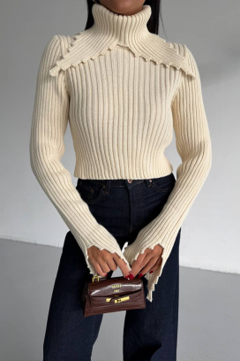 DAROLZA ECRU pulóver