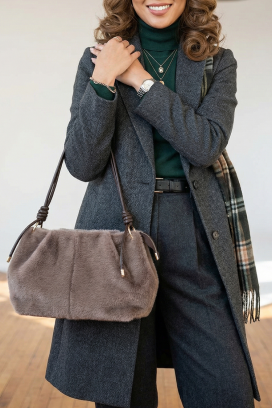 VELOROZA MOCHA női táska