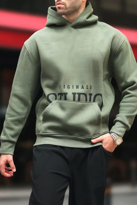 MAREFO KHAKI férfi pulóver