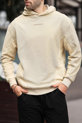 BARHEN BEIGE férfi pulóver