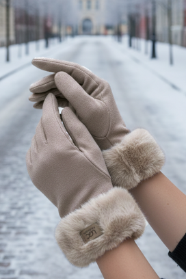 ELIORJA BEIGE női kesztyű