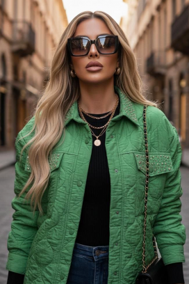 PLORILDA GREEN kabát