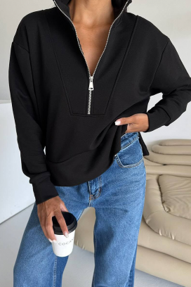 KLOBERFA BLACK pulóver