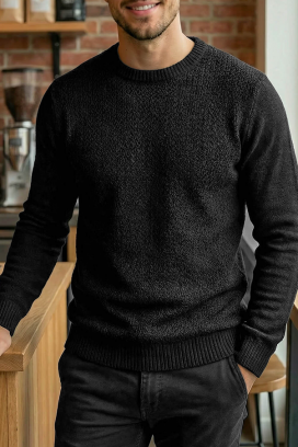 KARELDO BLACK férfi pulóver