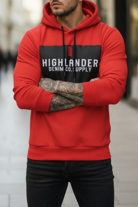 MEFRIDO RED férfi pulóver