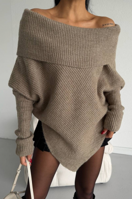 FIONDELA BEIGE pulóver