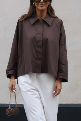 DERMINZA MOCHA női blúz