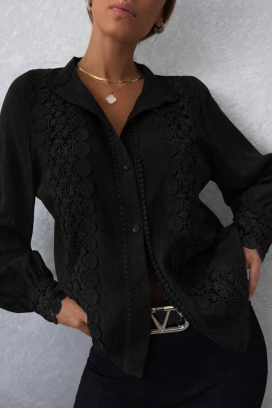 DAFINDA BLACK női blúz