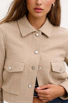 ZRAVELDA BEIGE kabát