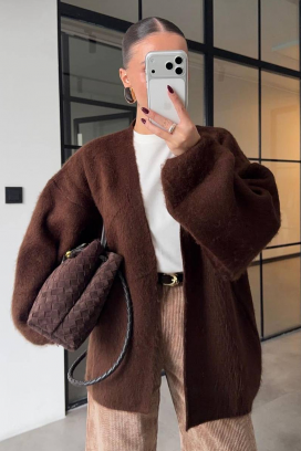 VILONZANA BROWN kardigán