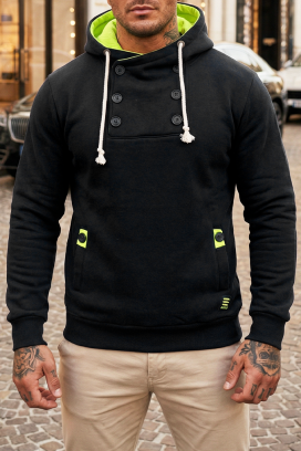 BOLTONO BLACK férfi pulóver