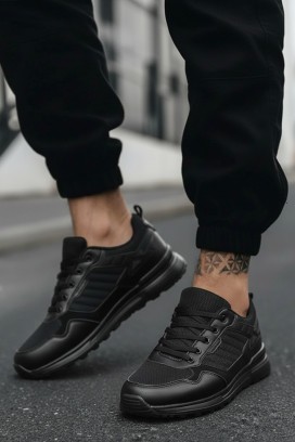 KONIX BLACK férfi tornacipő