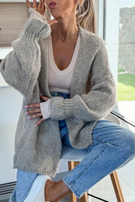 POLIMERDA GREY kardigán