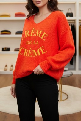 CREMONZA ORANGE pulóver
