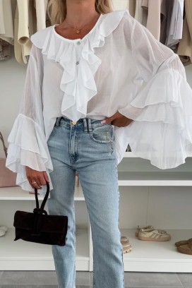 VOLELANDA WHITE női blúz