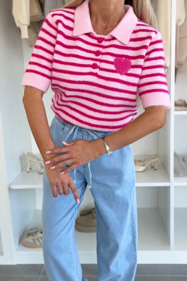 BOLELONZA PINK pulóver