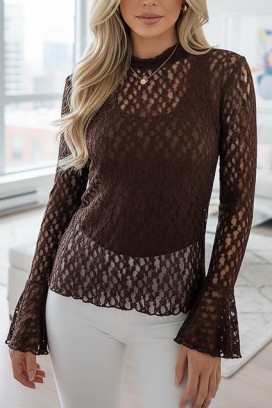 LALVERZA BROWN női felső