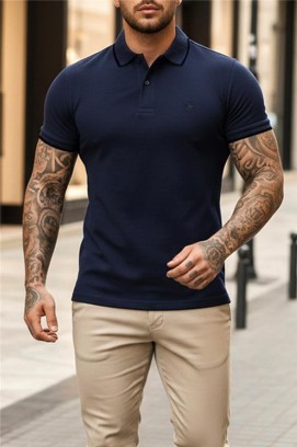 MORIFO NAVY férfi poló