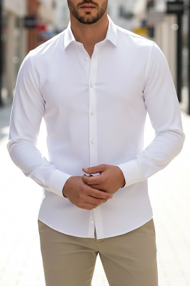 FERIZO WHITE férfi ing