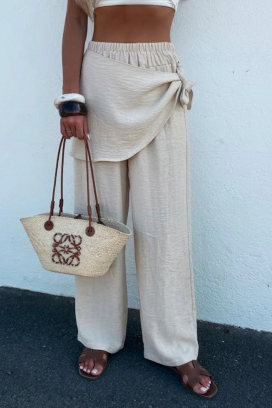 DELICIA ECRU nadrág