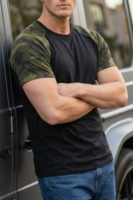 MARTINO BLACK férfi póló