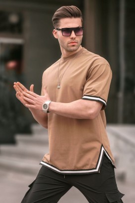 VLOMENZO CAMEL férfi póló