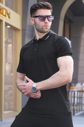 RILONZO BLACK férfi póló