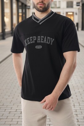 FELONZO BLACK férfi póló